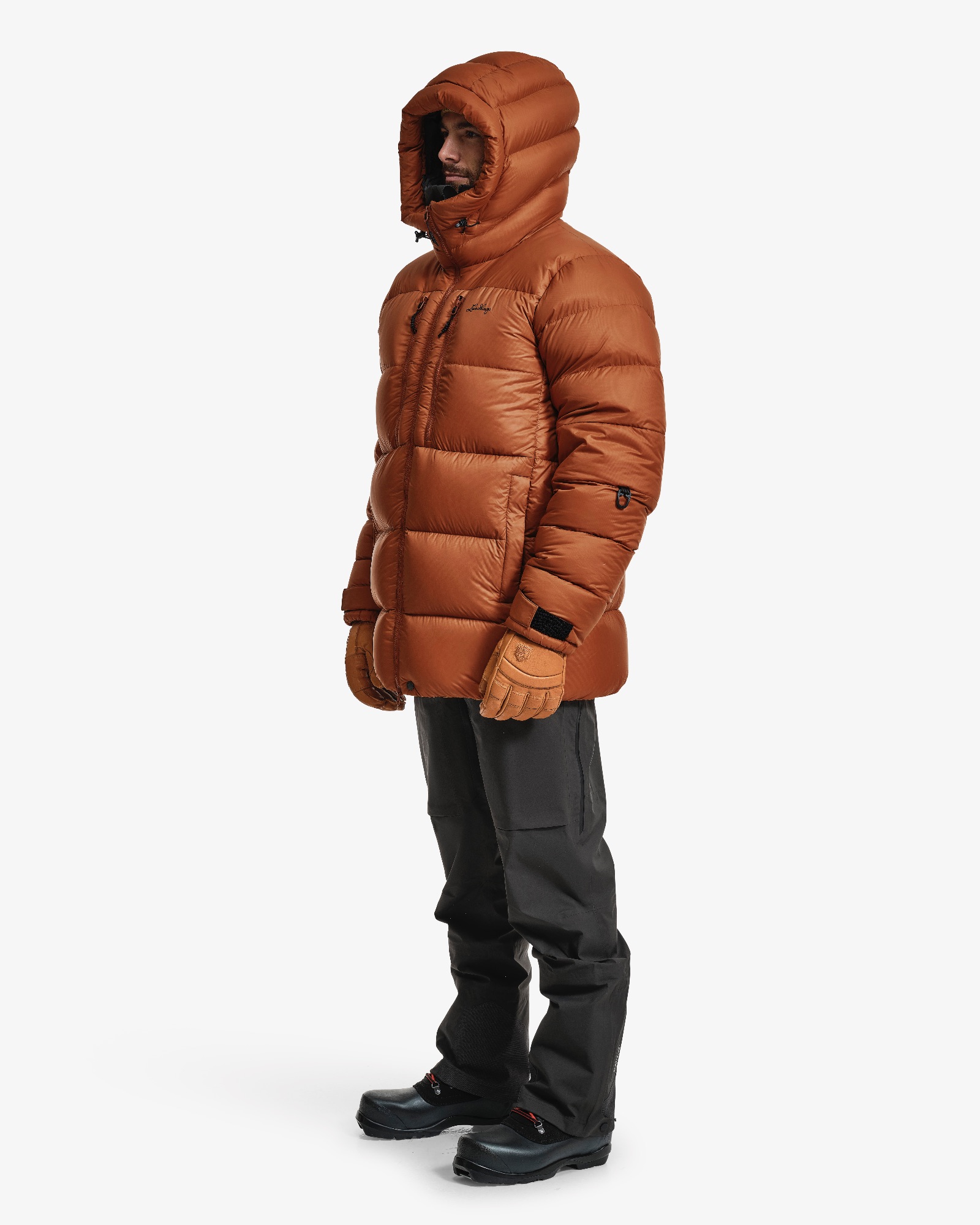 Lundhags Men's Abisku Adventure Down Parka Almond 06