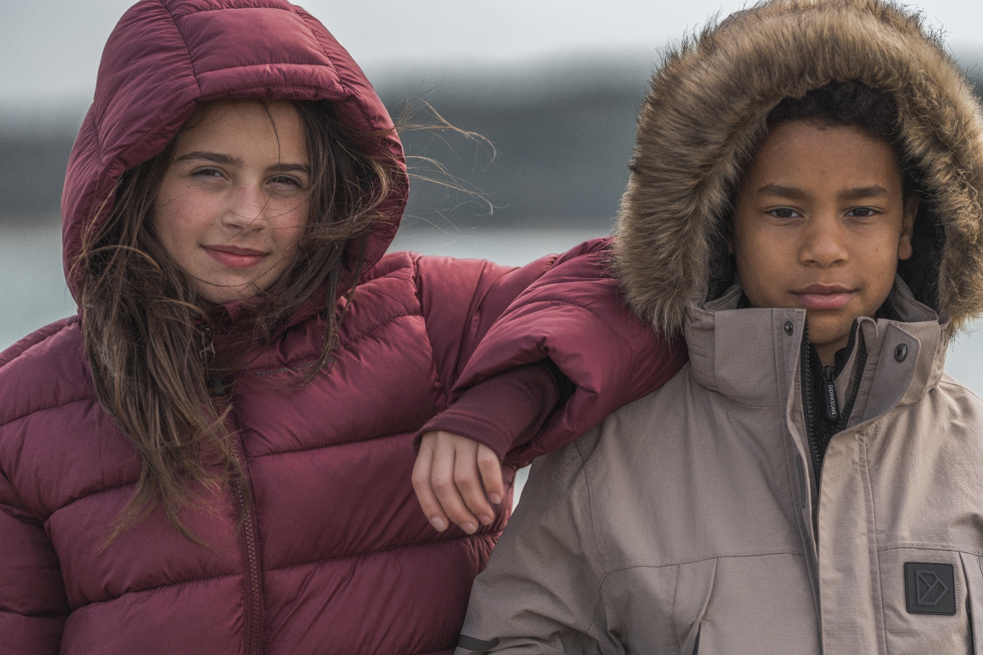 Didriksons Sylvin Kids Parka Ash 07