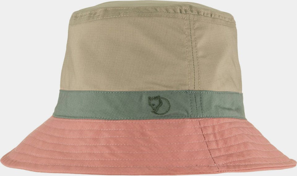 Fjällräven Reversible Bucket Hat Rose/Fossil 01