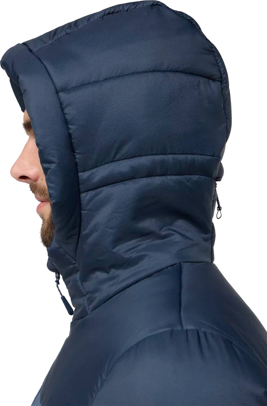 Jack Wolfskin Men's Nebelhorn Down Hoody - Miesten untuvatakki Tummansininen 05