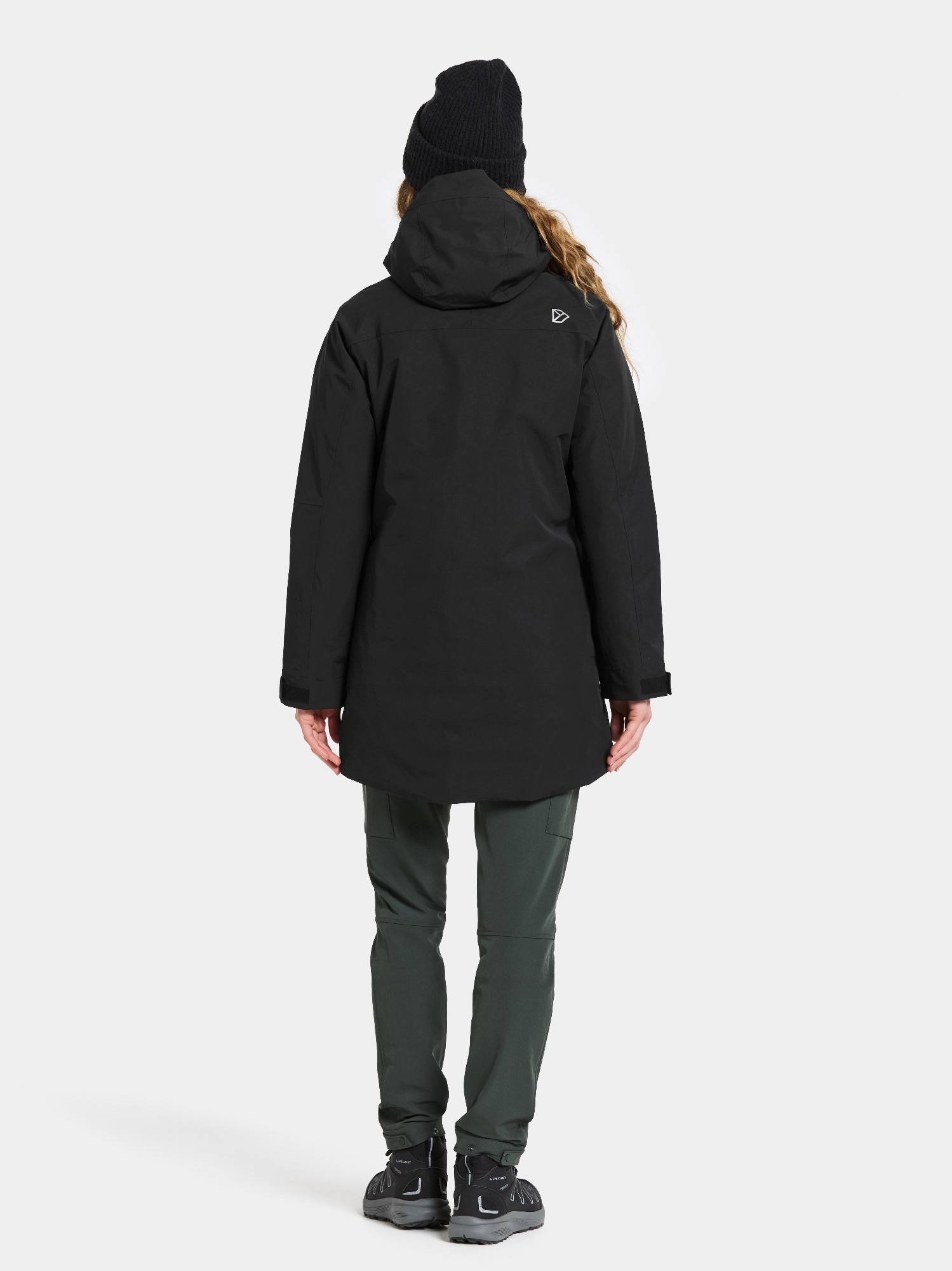 Didriksons Women's Marget Parka - Naisten talvitakki Musta 10