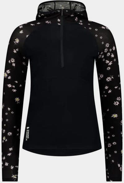 Mons Royale Women's Bella Tech Hood Black / White 01