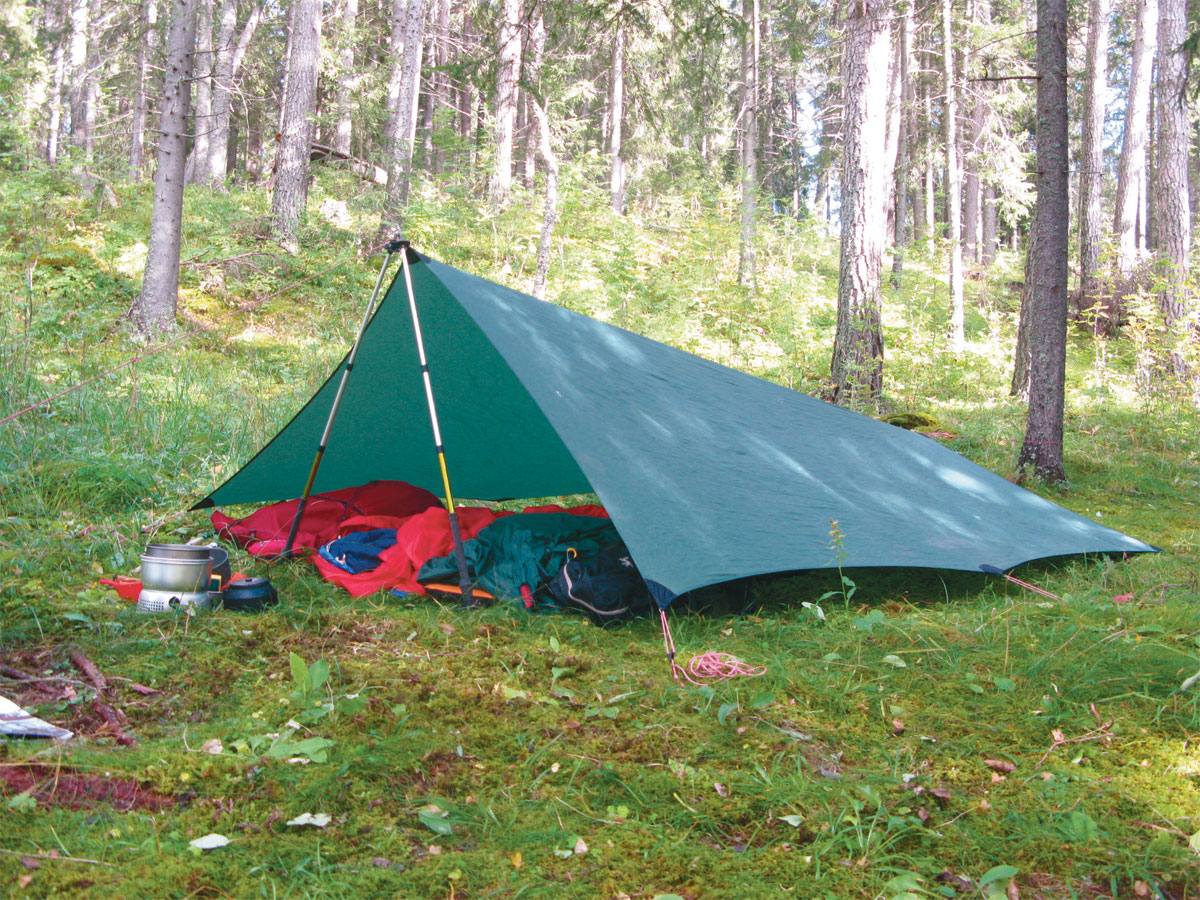 HILLEBERG Tarp UL 10 オリーブ Hilleberg Tarp 10 UL | Lightweight Tarp Shelter | Black Ovis