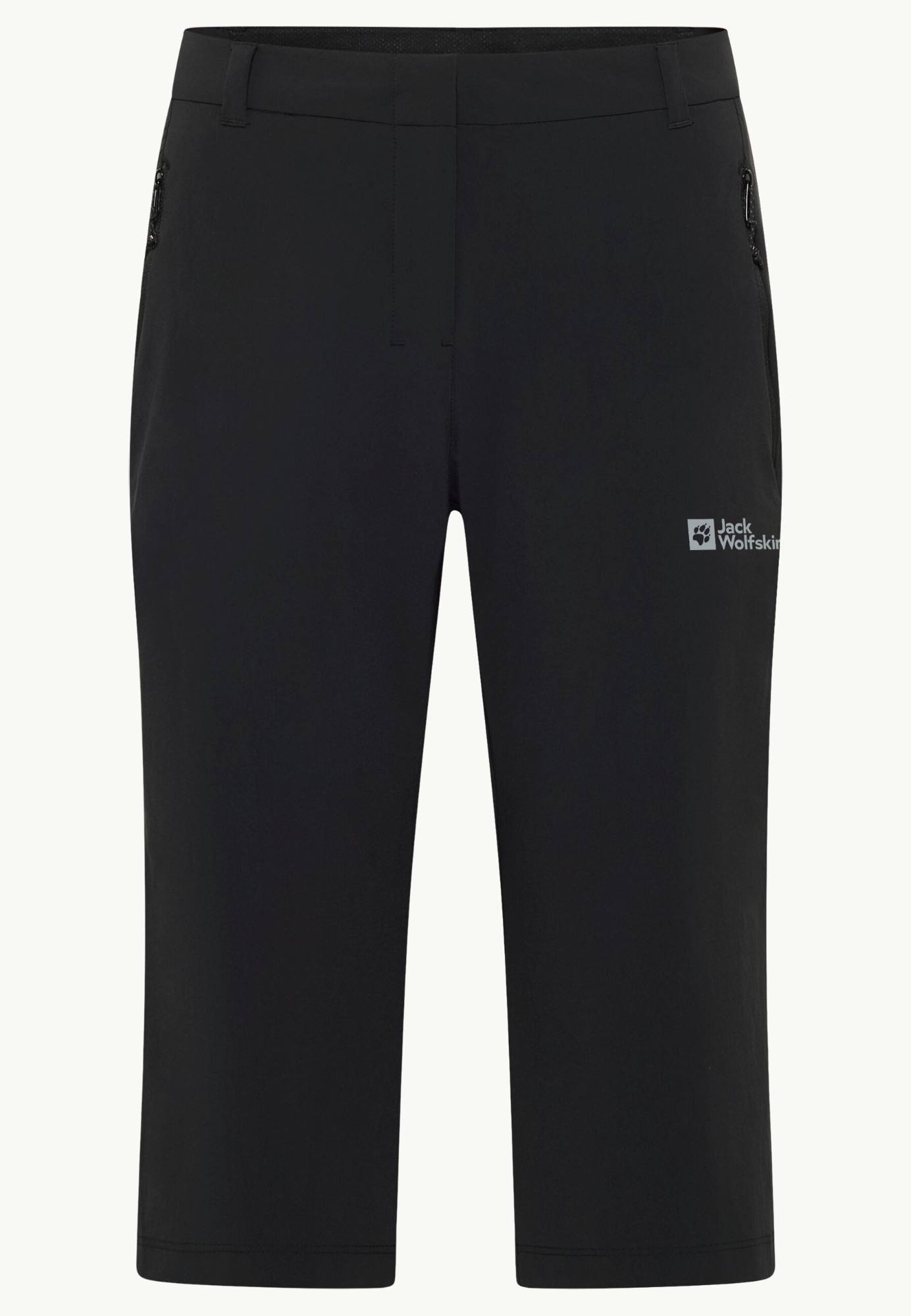Jack Wolfskin Women's Hikeout 3/4 Pant Black 07