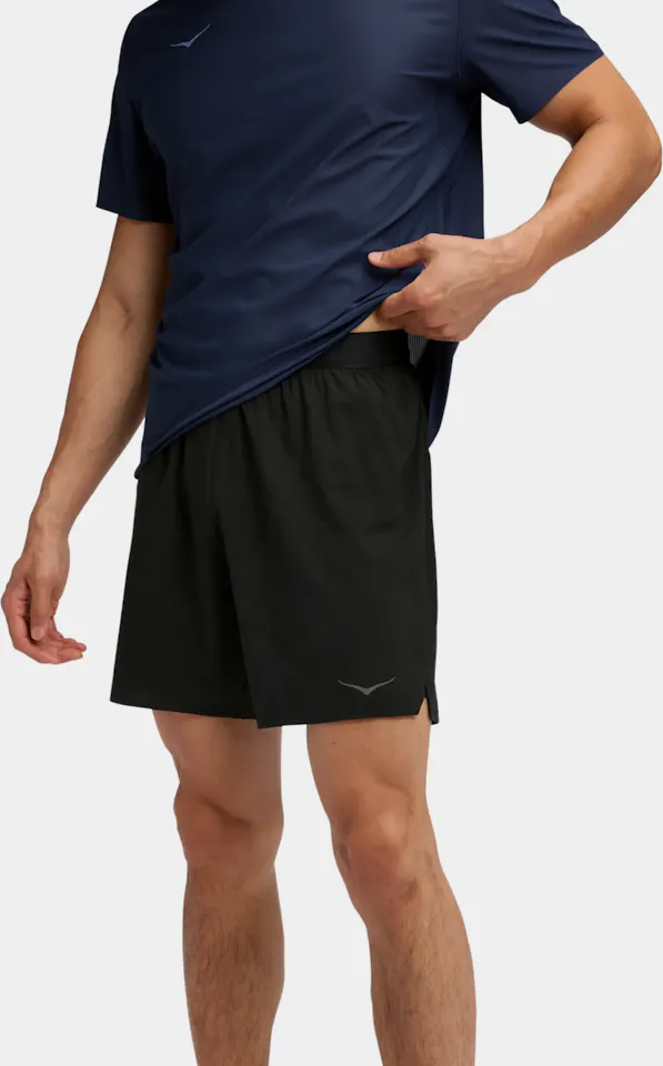 Hoka Men's Glide 7" 2in1 Shorts Black 01