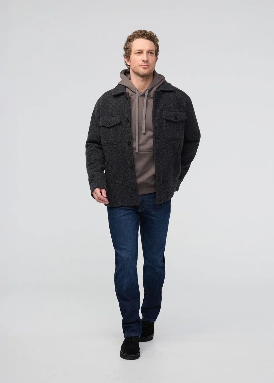 Duer Men's Tech Fleece Denim Straight Dark Indigo 02