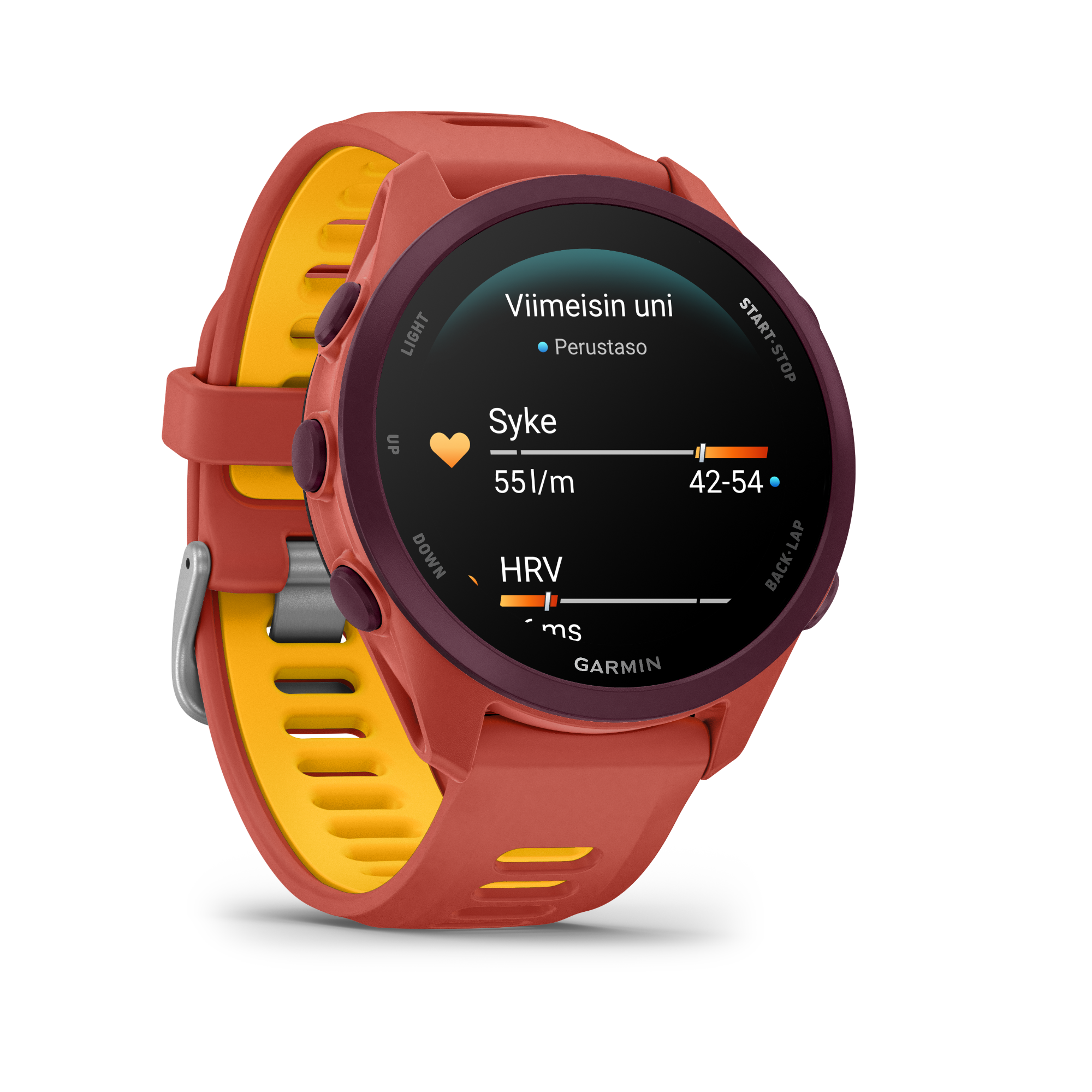 Garmin Forerunner 170 Music Red Pink/Mango  09