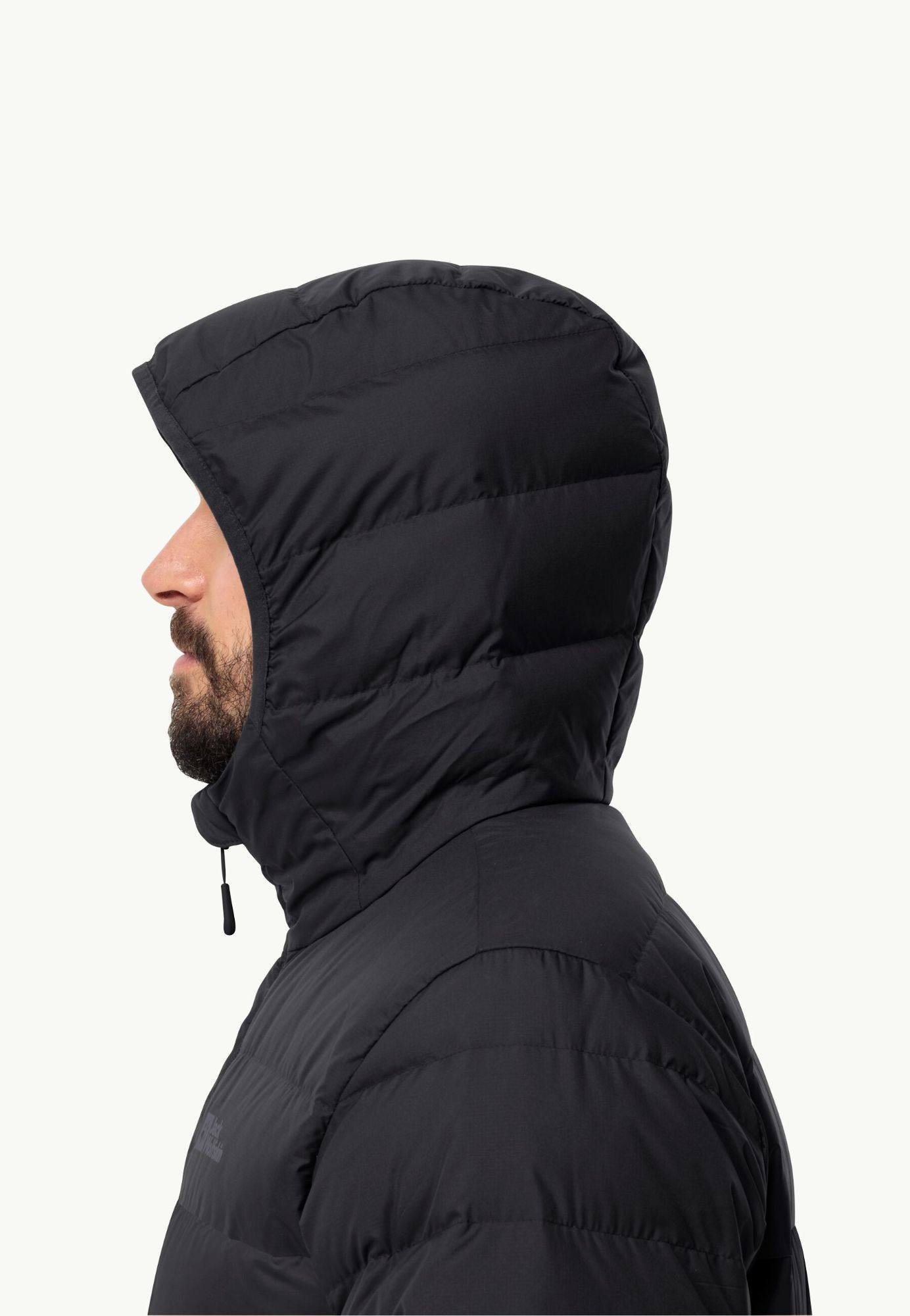 Jack Wolfskin Men's Ather Down Hoody - Miesten untuvatakki Musta 06