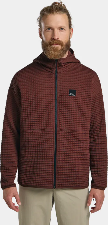 Jack Wolfskin Men's Mogari Hooded Jacket Dark Rust 01