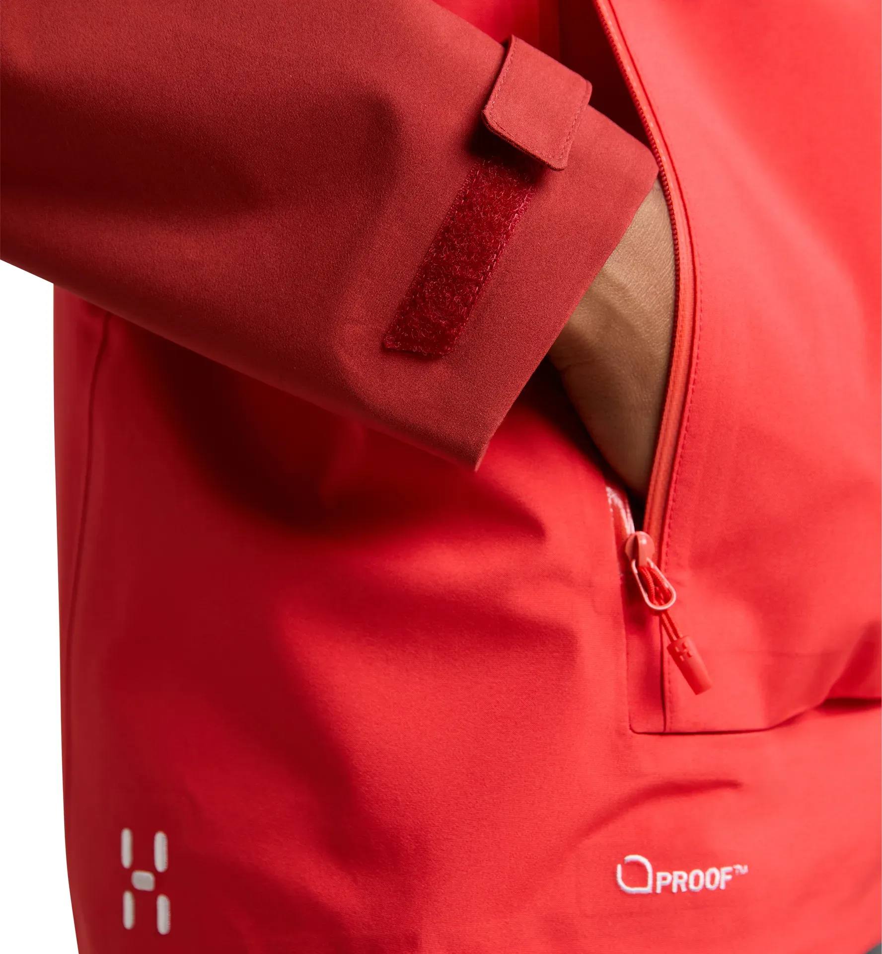 Haglöfs Women's Front Proof Jacket Poppy/Corrosion 03