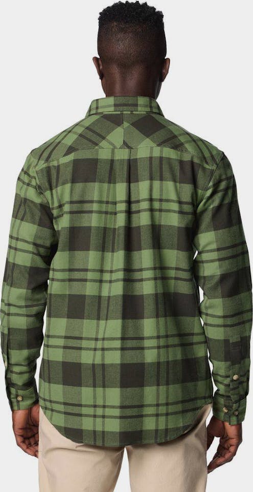 Columbia Men's Flare Gun Stretch Flannel Shirt Canteen Spaced Diamond 05