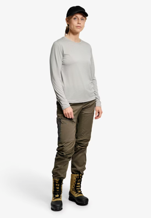 Lundhags Women's Tived Long Sleeve Shirt Moss 02