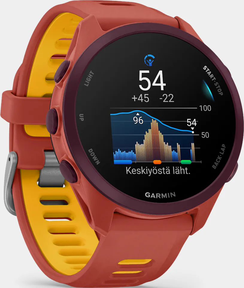 Garmin Forerunner 170 Music Red Pink/Mango 04