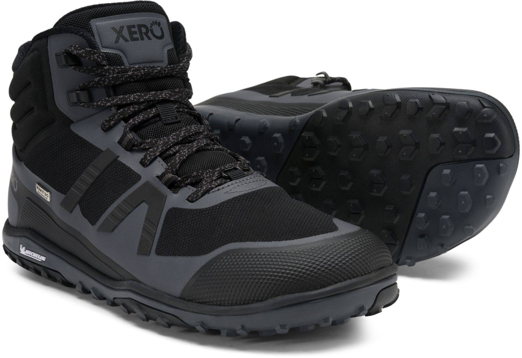 Xero Men's Scrambler Mid II Waterproof Musta/Asphalt 03