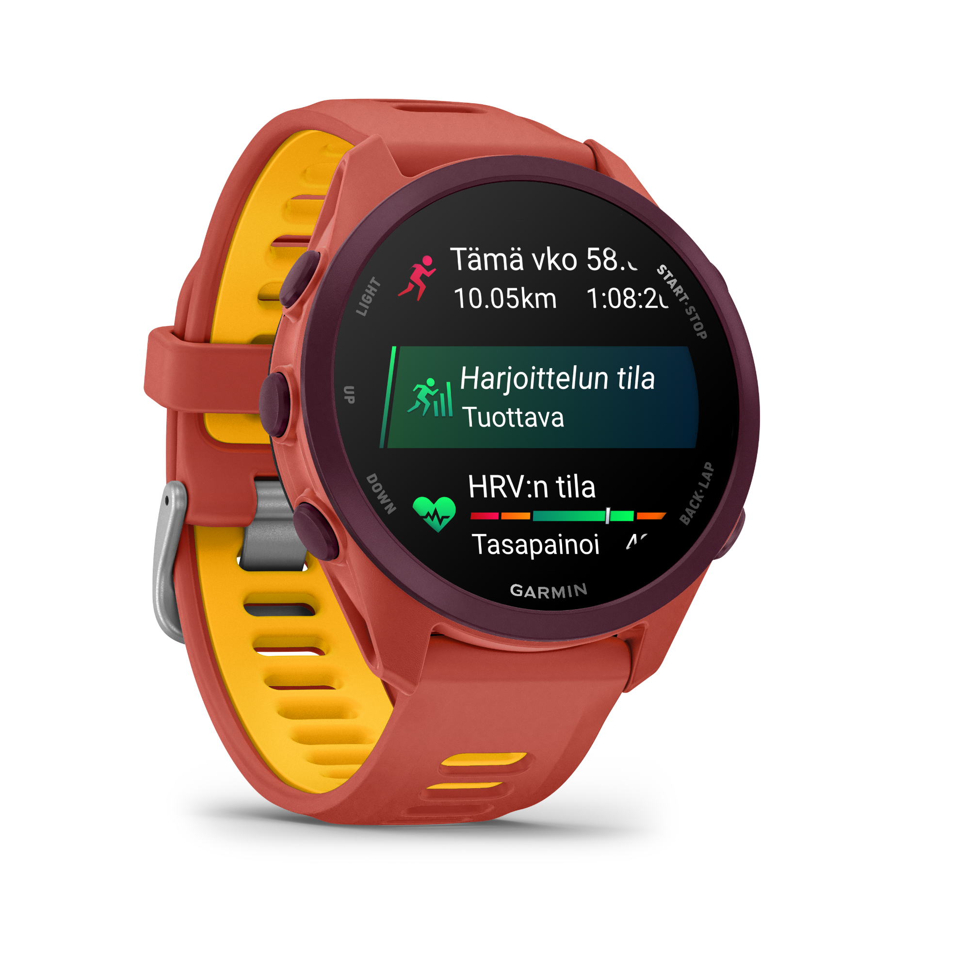 Garmin Forerunner 170 Music Red Pink/Mango  25