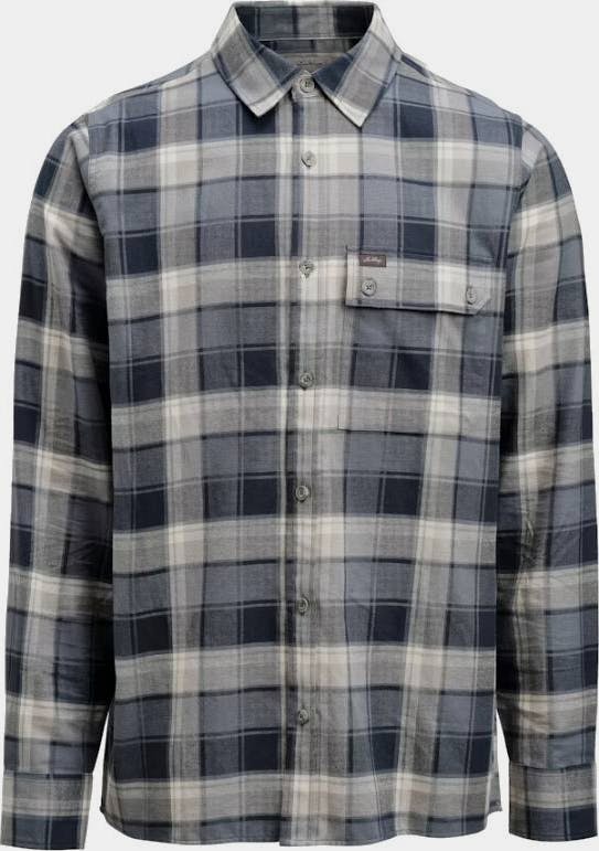 Lundhags Järpen Plaid Flannel Shirt Sky Blue 01