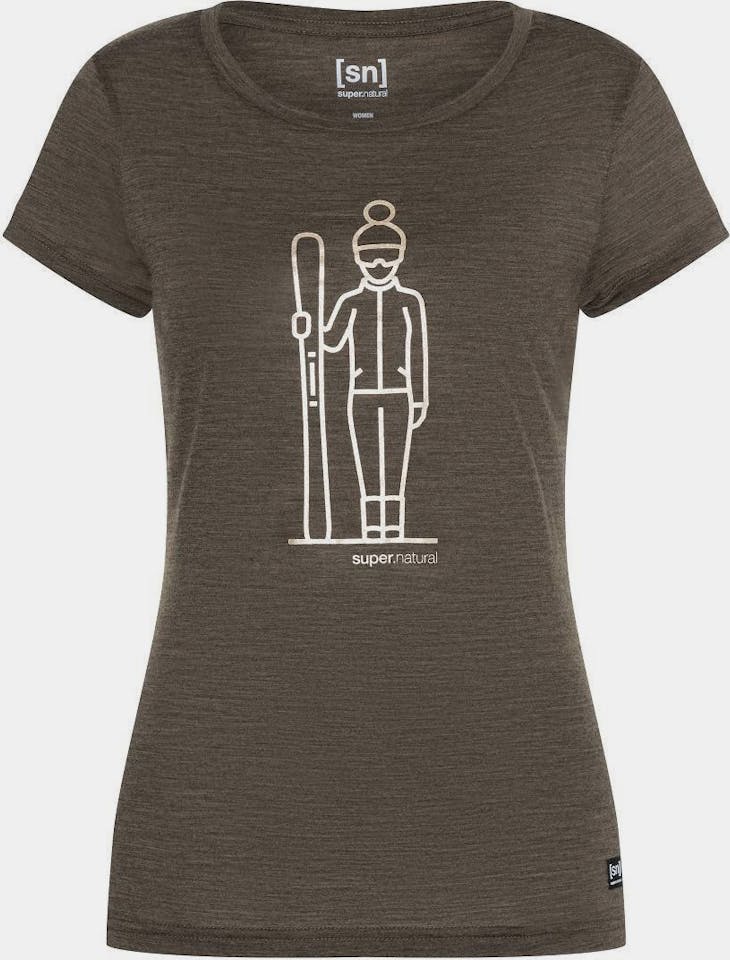 Supernatural W Skieuse Tee Brown / Yellow 01