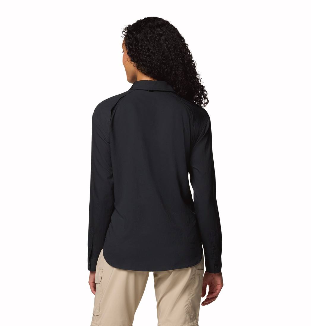 Columbia Women's Silver Ridge Utility Long Sleeve Shirt Black 05