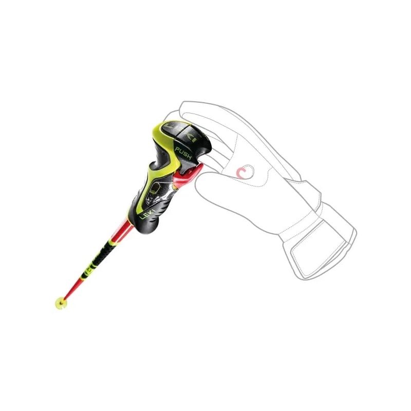 Leki WCR SL 3D Punainen / Musta 03