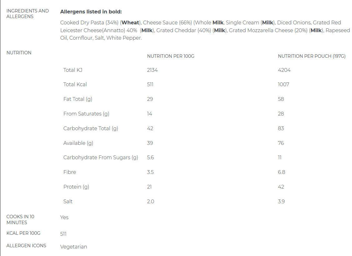 Summit To Eat Macaroni Cheese Bic Pack  02