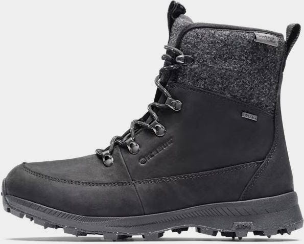 Icebug Women's Adak Bugrip Rewool - Naisten nastakengät Musta / Harmaa 01