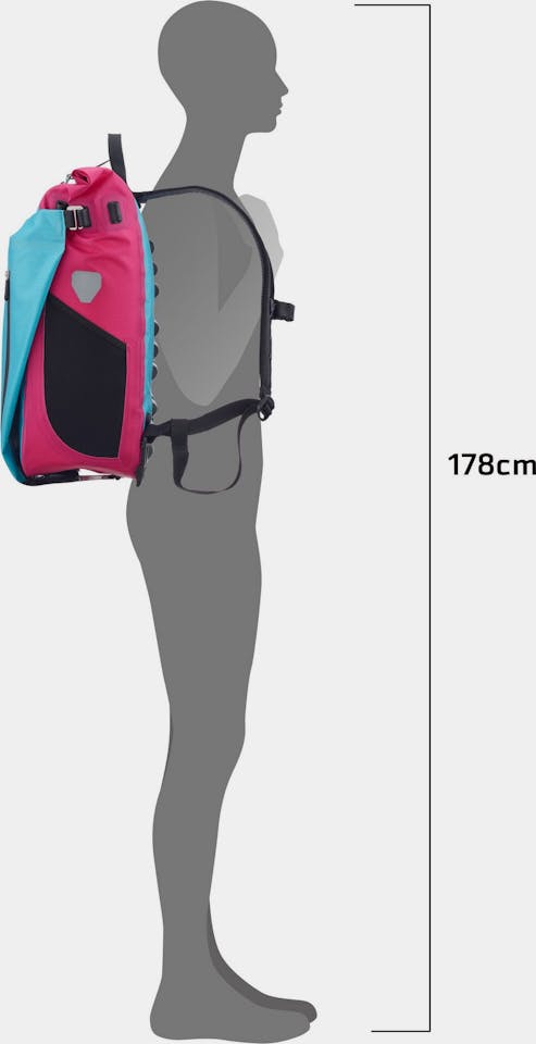 Ortlieb Vario Cyber 26L Sininen / Pinkki 12