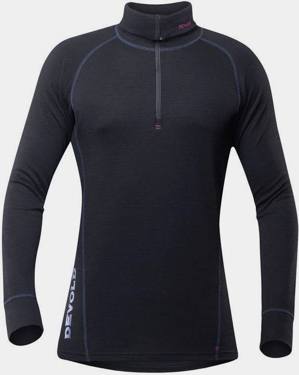 Devold Duo Active Merino 205 Zip Neck Man Black 02