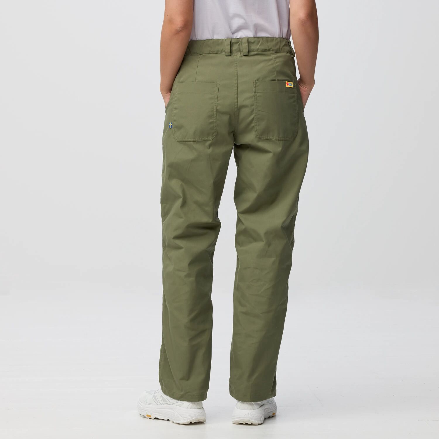 Fjällräven Women's Vardag Relax Trousers Fossil 04