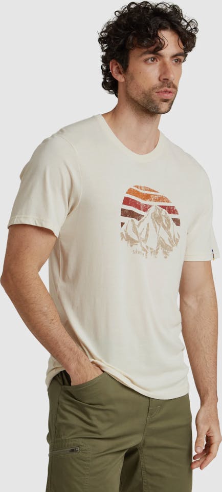 Sherpa Men's Bali Retro Sunset Tee Luonnonvalkoinen 02