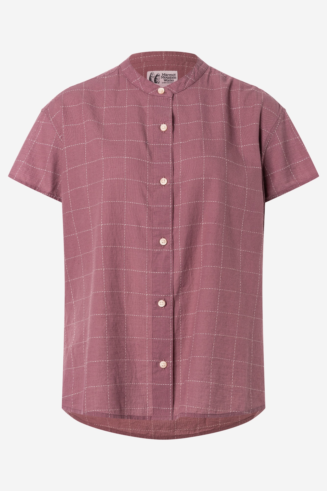 Marmot Mar rhea w ss Mauve Global Plaid 04