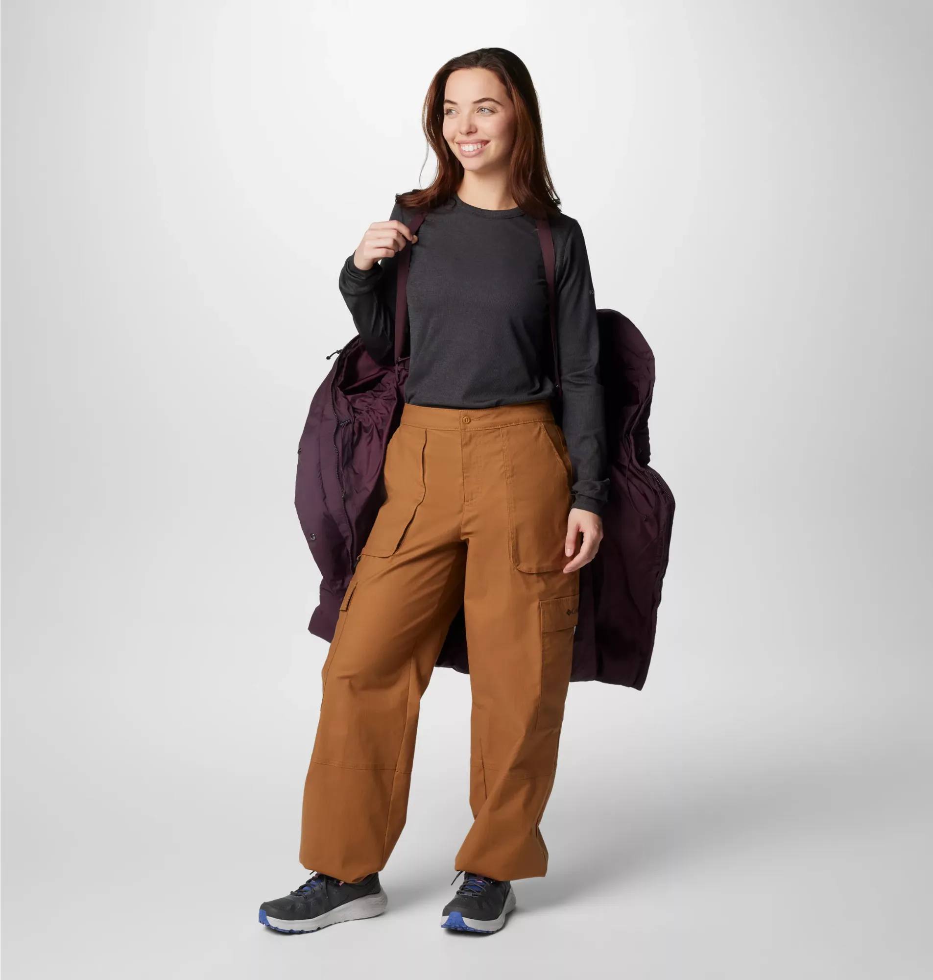 Columbia Women's Boundless Day Long Down Jacket Moonvista 07