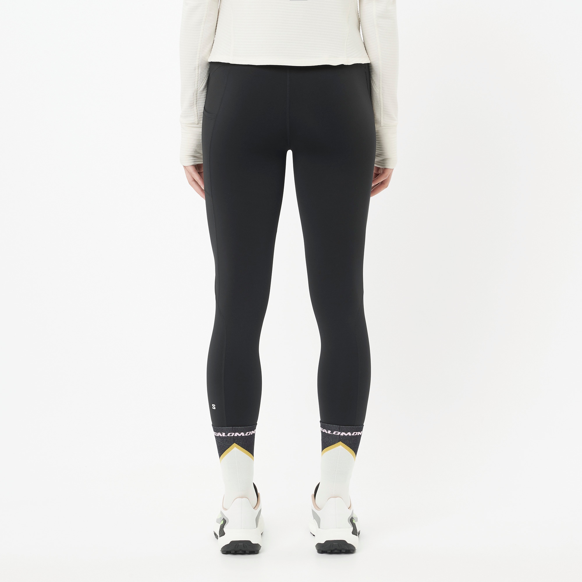 Salomon Women's Shakeout Core Warm Tights Musta 04