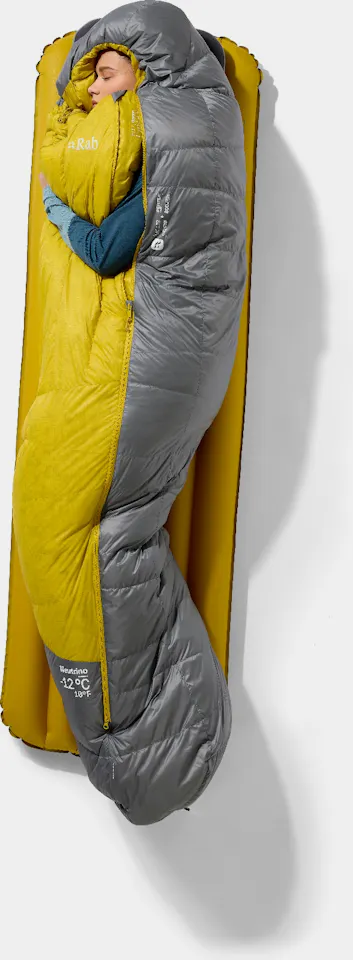 Rab Women's Neutrino -12 Harmaa/Keltainen 10