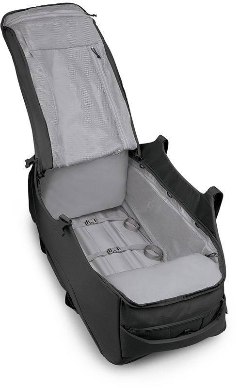 Osprey Sojourn Shuttle Wheeled Duffel 130L Musta 04