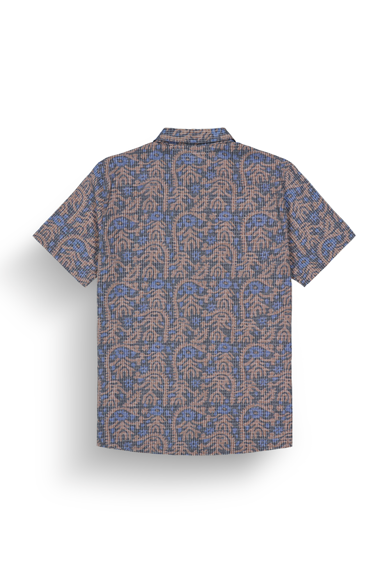 Picture Organic Clothing Men's Klivox Printed Short Sleeve Shirt Sininen 02