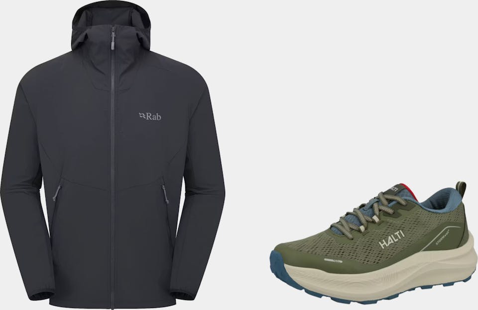 Rab Men's Borealis Hoody Men's & Rapid Low WR Beluga 01