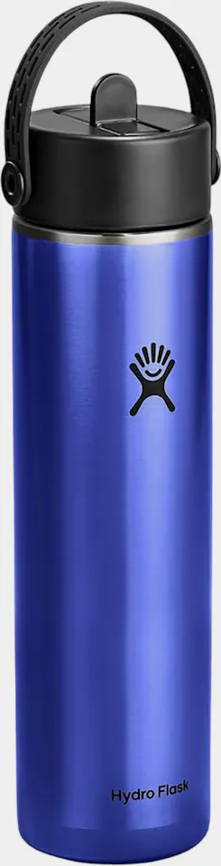 Hydro Flask 24oz Light Weight Wide Flex Strawcap Saphir 02
