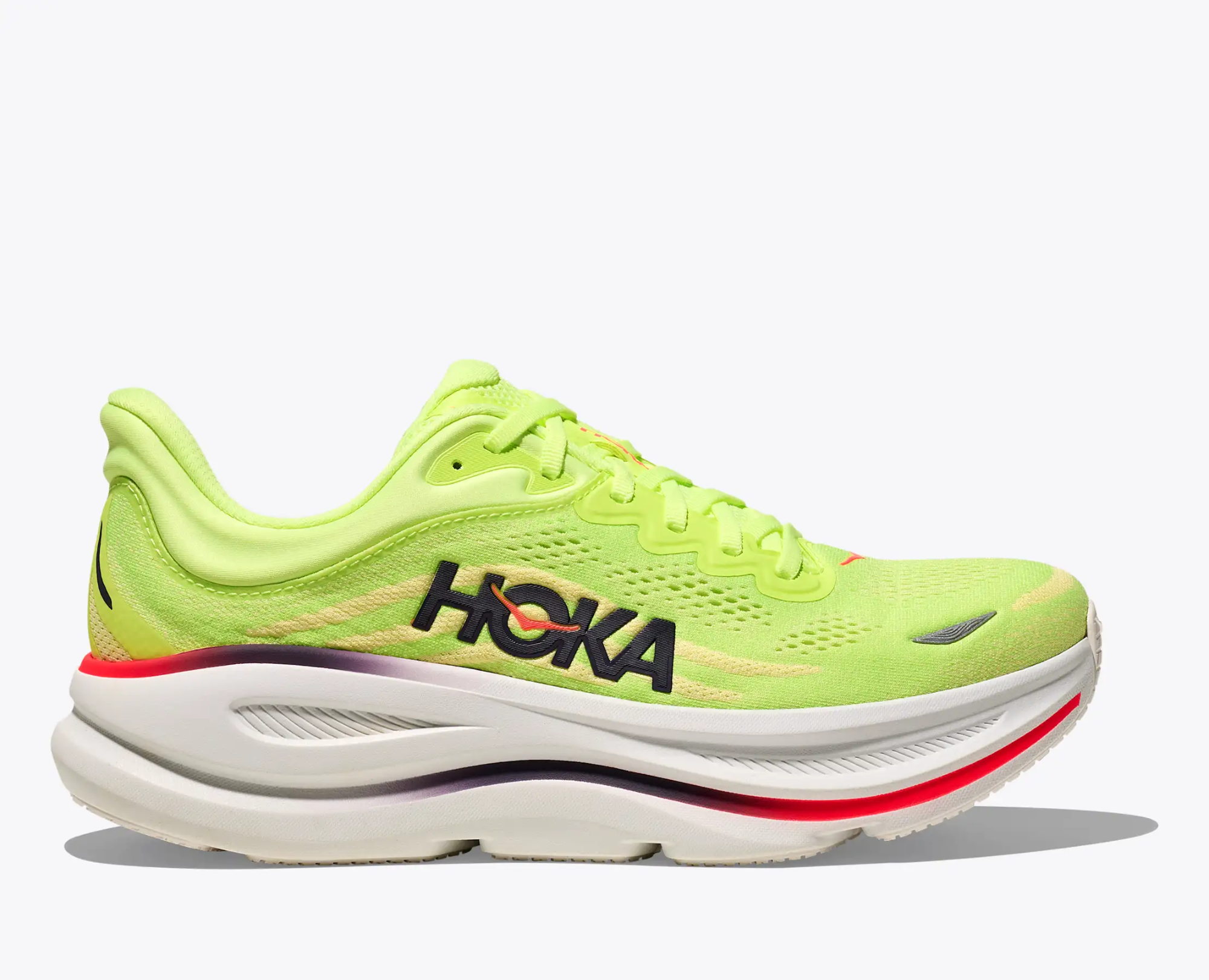 Hoka Men's Bondi 9 Neon Yuzu / Sunlight 02