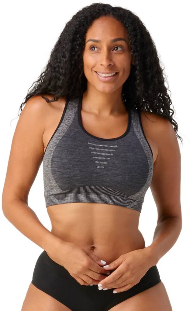 SmartWool Intraknit Racerback Bra Musta 03