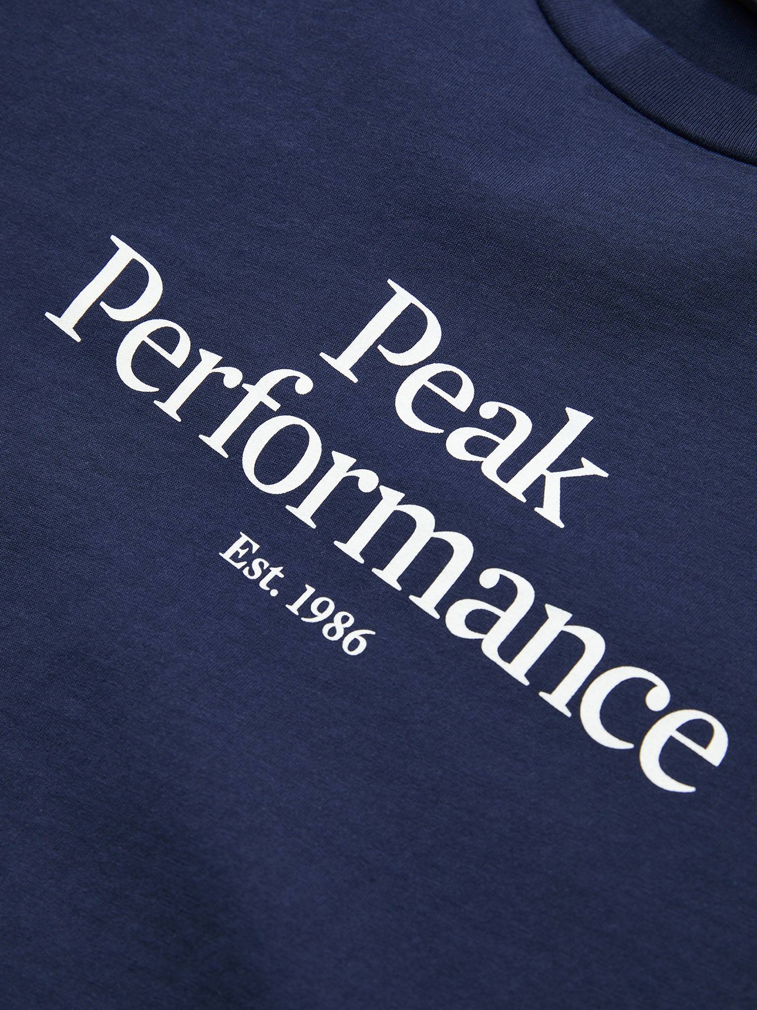 Peak Performance Women's Original Tee Blue Shadow / Off white 02