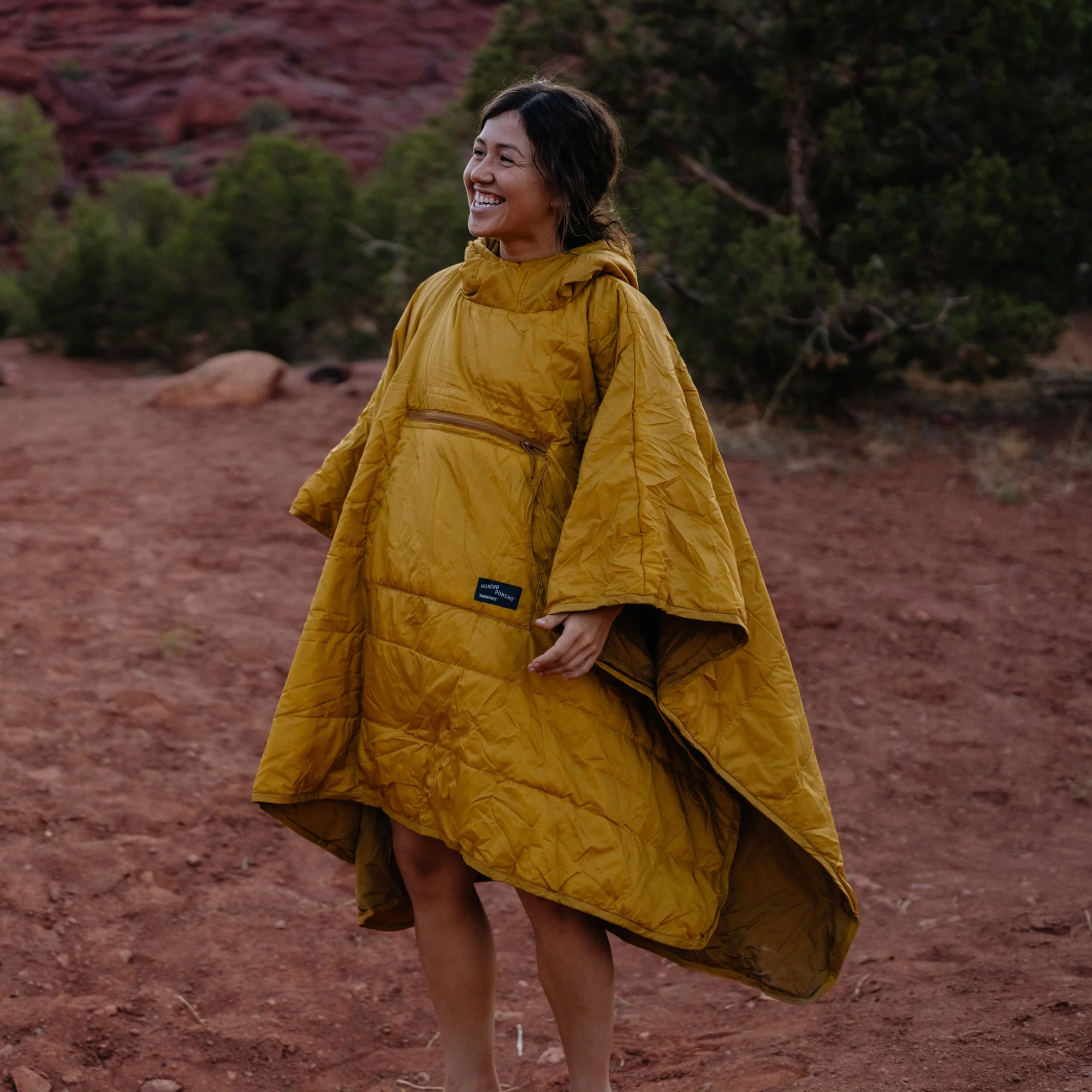 Thermarest Honcho Poncho Sininen 02