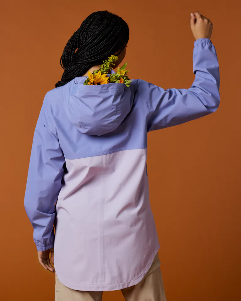 Cotopaxi Women's Rayu Rain Parka Aster and moonbeam 07