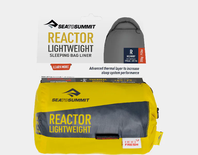 Sea To Summit Reactor Lightweight Liner Regular Pewter 03