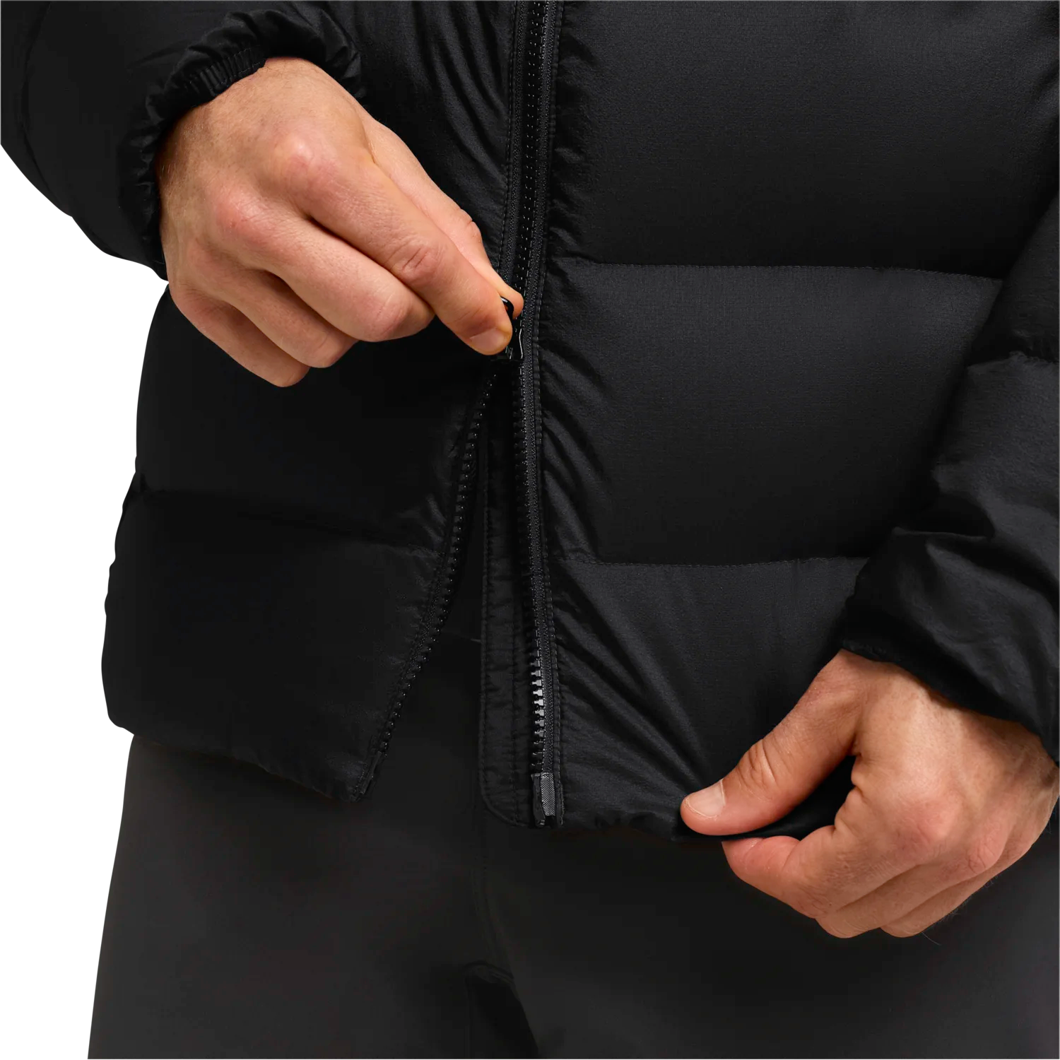 Jack Wolfskin Men's Nebelhorn Down Hoody - Miesten untuvatakki Musta 21