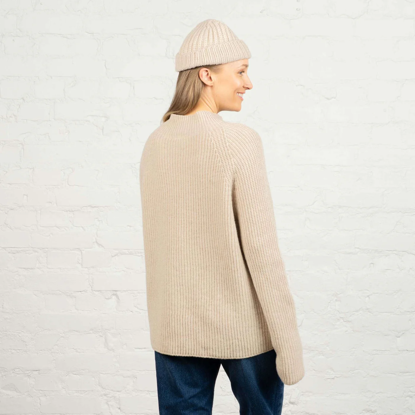 North Outdoor Women's Magnolia Turtleneck Almond 06