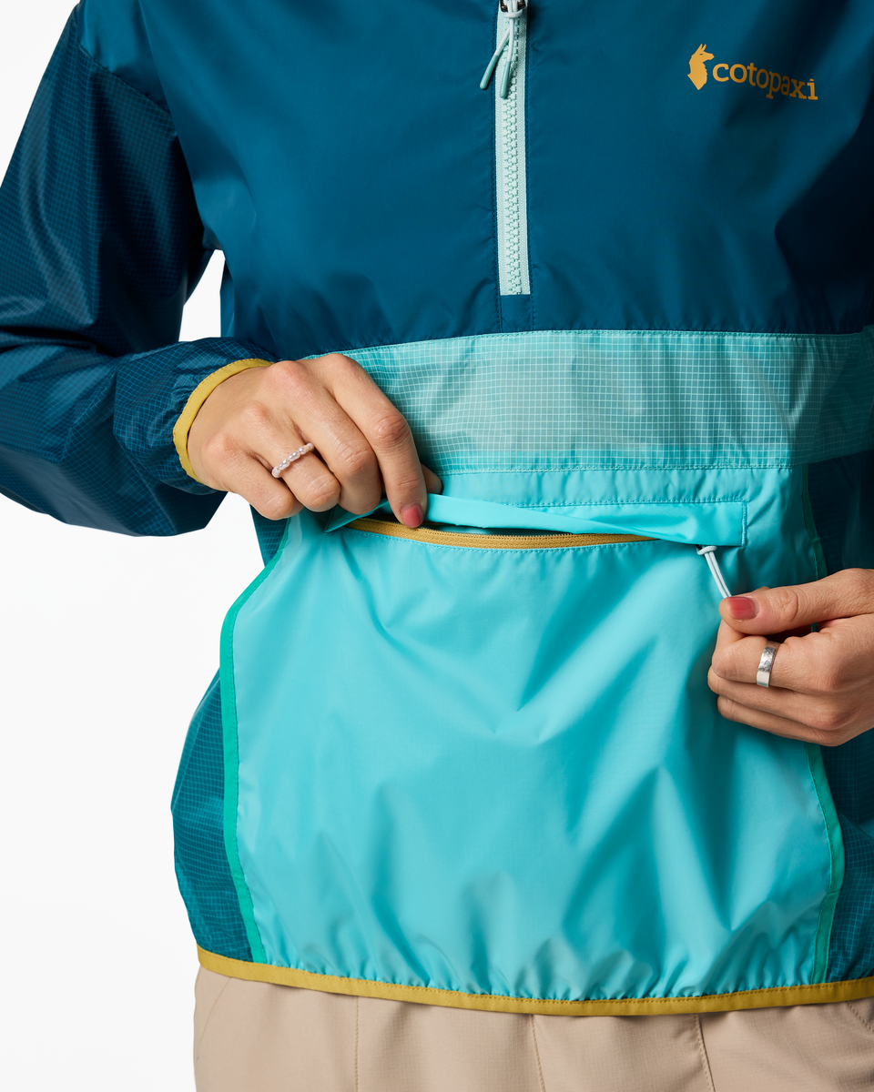 Cotopaxi Women's Teca Half Zip Windbreaker Waikiki 06