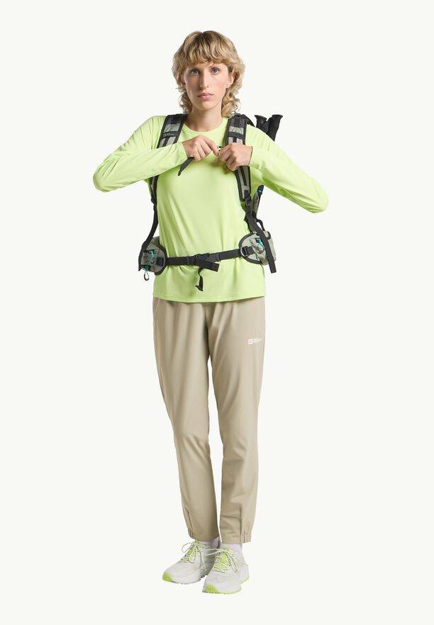 Jack Wolfskin Women's Prelight Swift Long Sleeve Matcha 03