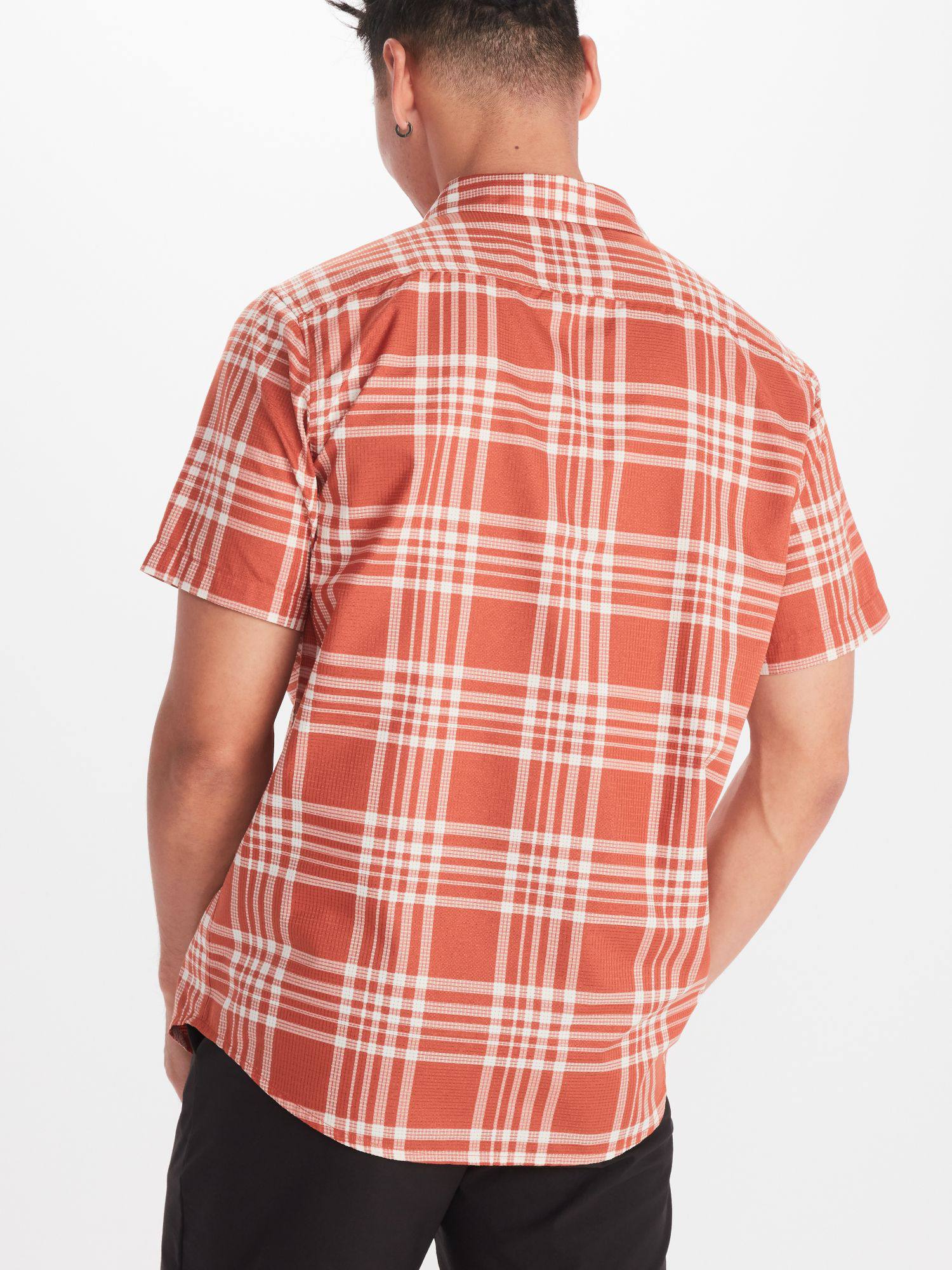 Marmot Men's Aerobora Novelty SS Punainen / Valkoinen 03