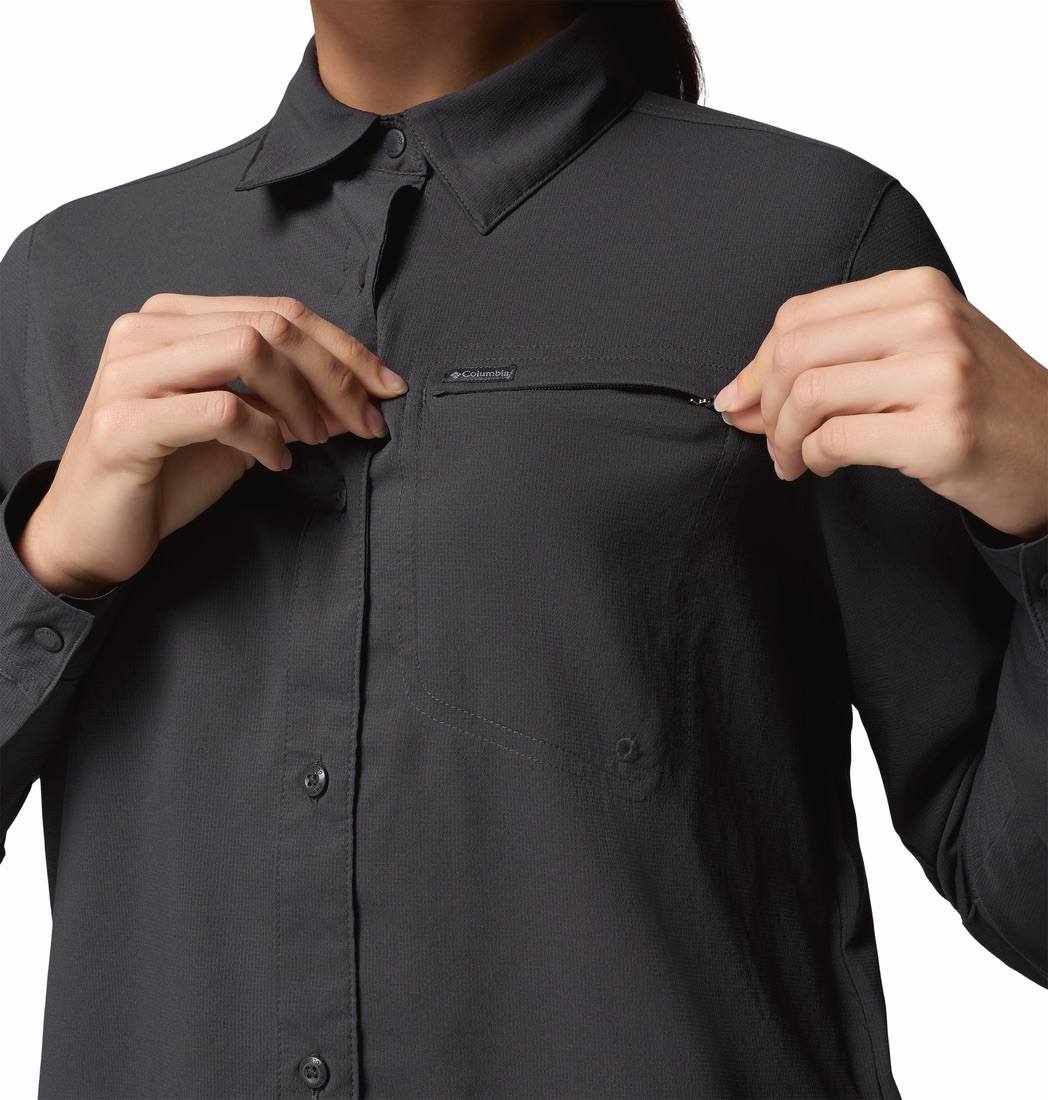 Columbia Women's Silver Ridge Utillity II Long Sleeve Musta 05