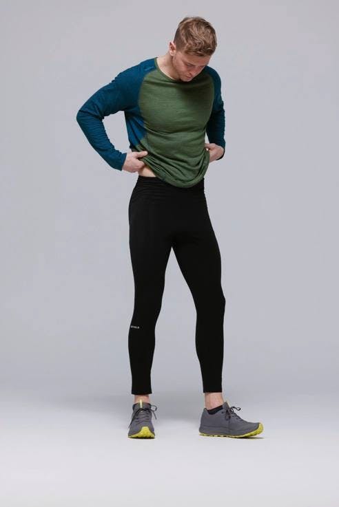 Devold Running Merino Tights Man Caviar 03